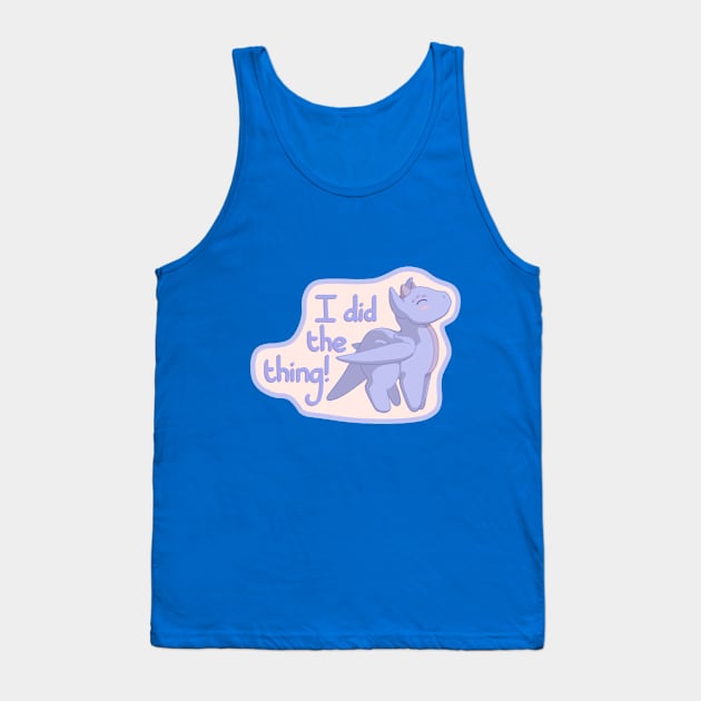 I did the thing! Blue Dragon Tank Top by Anathar